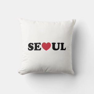 Seoul Kärlek Heart Kudde