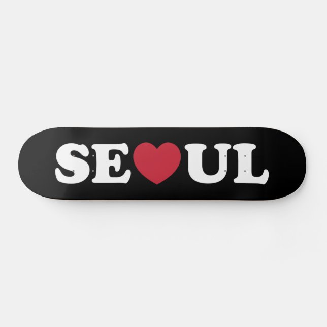 Seoul Kärlek Heart Mini Skateboard Bräda 18,5 Cm (Horz)