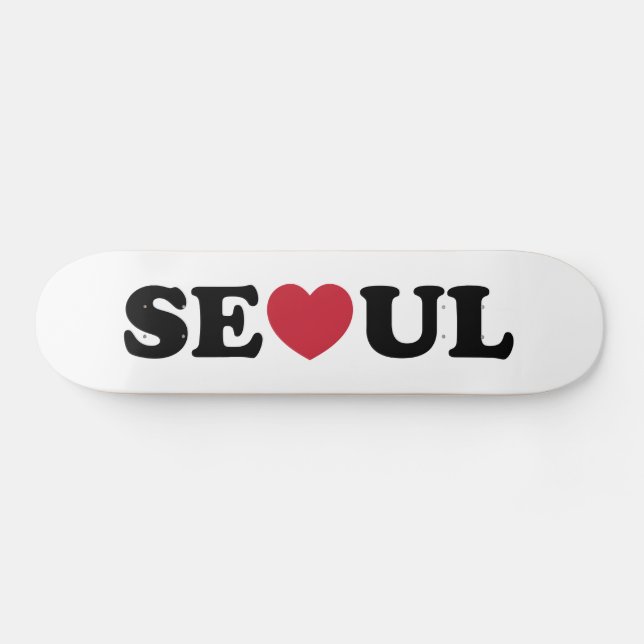Seoul Kärlek Heart Mini Skateboard Bräda 18,5 Cm (Horz)