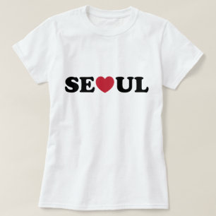 Seoul Kärlek Heart T Shirt