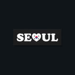 Seoul Kärlek Heart Taegeukgi Flagga Canvastryck<br><div class="desc">Söul Kärlek Heart Sydkorea (Taegeukgi) Flagga Globe Trotters är specialiserat på idiosynkratiskt bildmaterial från hela världen. Här hittar du unika hälsningskort,  vykort,  Poster,  Mousepads med mera.</div>