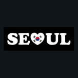 Seoul Kärlek Heart Taegeukgi Flagga Poster<br><div class="desc">Söul Kärlek Heart Sydkorea (Taegeukgi) Flagga Globe Trotters är specialiserat på idiosynkratiskt bildmaterial från hela världen. Här hittar du unika hälsningskort,  vykort,  Poster,  Mousepads med mera.</div>
