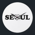 Seoul Kärlek Heart Taegeukgi Flagga Stor Klocka<br><div class="desc">Söul Kärlek Heart Sydkorea (Taegeukgi) Flagga

Globe Trotters specialiserar sig på idiosynkratiskt bildmaterial från hela världen. Här hittar du unika hälsningskort,  vykort,  Poster,  Mousepads med mera.</div>