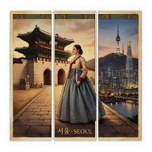 Seoul - Koreansk stadslandskap på filmduken