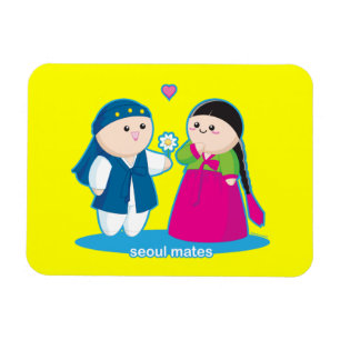 Seoul Mates Magnet