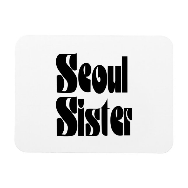 Seoul Sister Magnet (Horisontell)