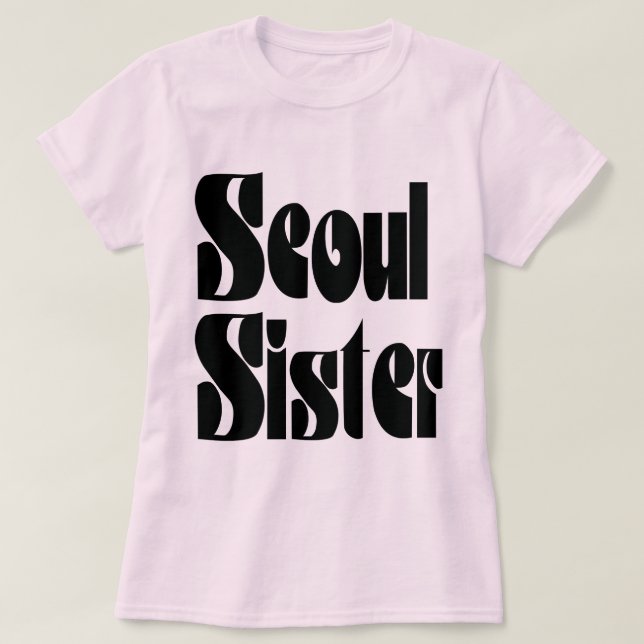Seoul Sister T Shirt (Design framsida)