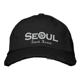 Seoul - Sydkorea Broderad Keps