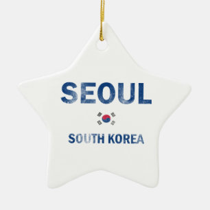 Seoul Sydkorea designer Julgransprydnad Keramik