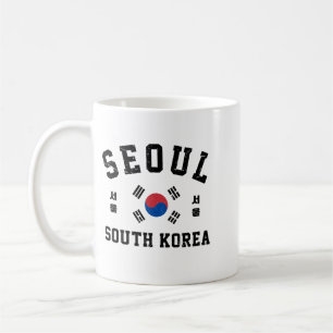Seoul Sydkorea Kaffemugg