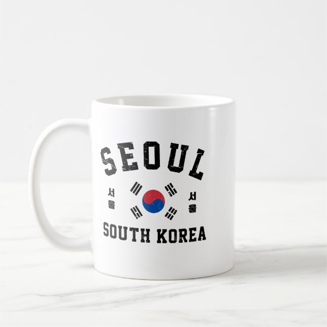 Seoul Sydkorea  Kaffemugg (Vänster)
