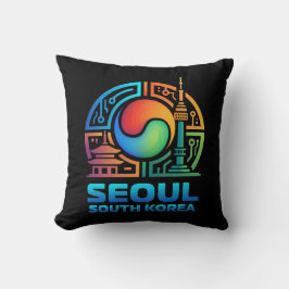 Seoul Sydkorea Kudde