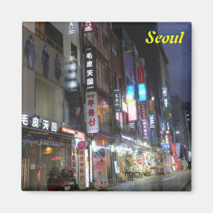 Seoul Sydkorea magnet