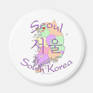 Seoul Sydkorea Magnet