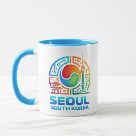 Seoul Sydkorea Mugg