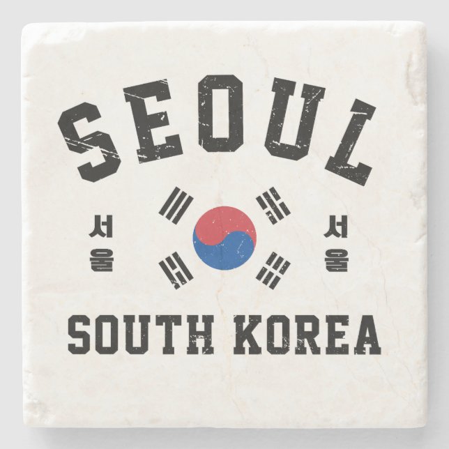 Seoul Sydkorea  Stenunderlägg (Framsidan)