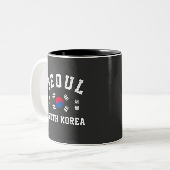 Seoul Sydkorea  Två-Tonad Mugg (Framsida vänster)