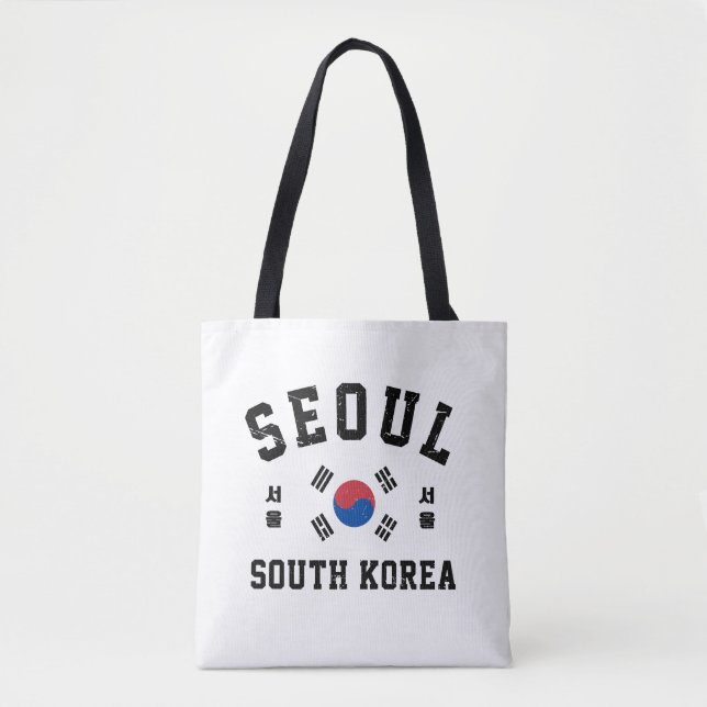 Seoul Sydkorea  Tygkasse (Framsida)