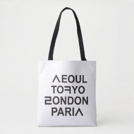 SEOUL TOKYO LONDON PARIS TYGKASSE