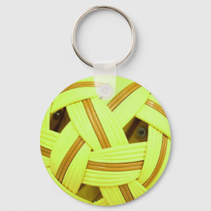 Sepak Takraw boll Gult Sporter Nyckelring
