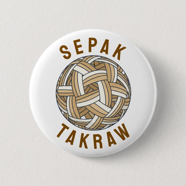 Sepak Takraw Flätad Boll Knapp (Framsida)
