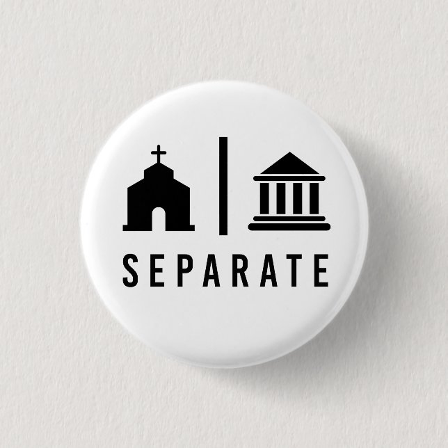 Separa kyrka och stat knapp (Framsida)