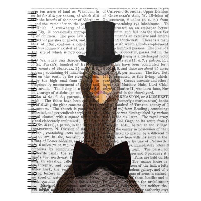 Separat gås 2 anteckningsbok med spiral (Framsidan)