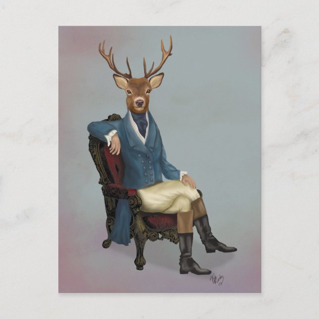 Separat Hjort 3 Vykort (Framsida)