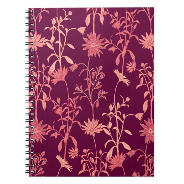 Separat Inslag: Vintage för Blommigt Anteckningsbok (Framsidan)
