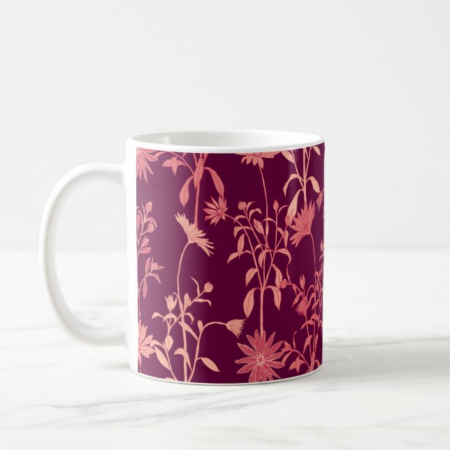 Separat Inslag: Vintage för Blommigt Kaffemugg (Vänster)