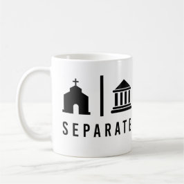 Separat kyrka och stat kaffemugg