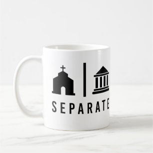 Separat kyrka och stat kaffemugg