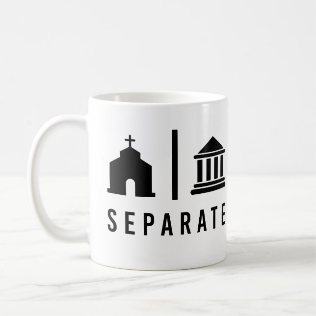 Separat kyrka och stat kaffemugg (Vänster)
