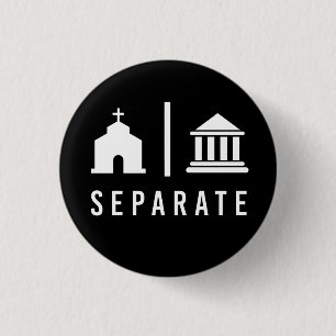 Separat kyrka och stat knapp