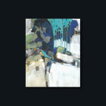 Separation Canvastryck<br><div class="desc">Delning I av Tim OToole. Innehåller färg för mörk och neutralt för att skapa en abstrakt. Användor geometriska former och måla droppliknande linjer.</div>