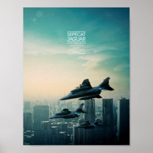 SEPECAT-jaguaraffisch Poster