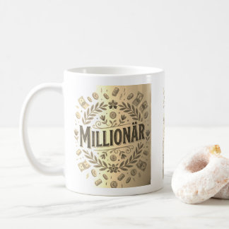 Sephia Design Millionär European Vintage white Kaffemugg