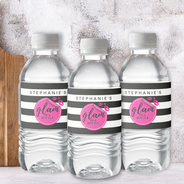 Sephora Theme Water Bottle Labels Vattenflaskor Etikett (Skapare uppladdad)