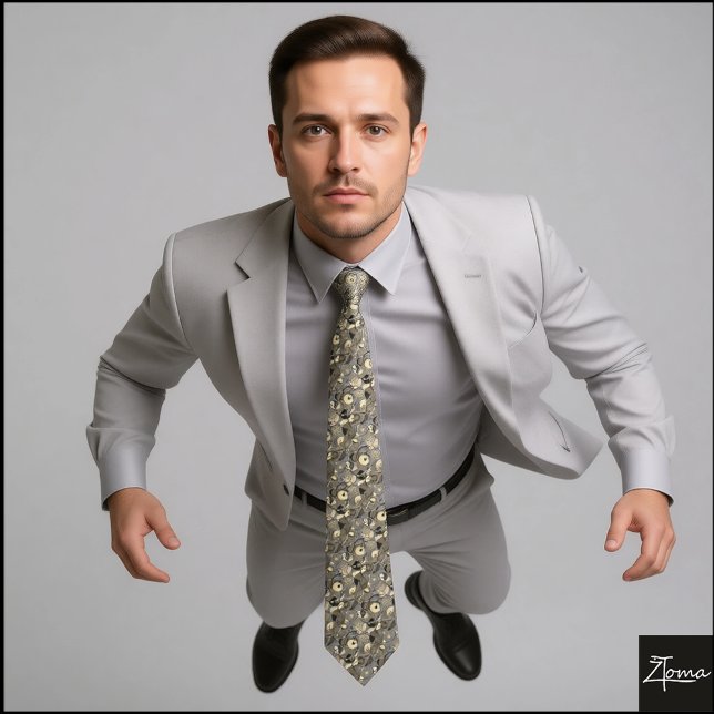 Sepia Abstract Pattern Dense Organic Shapes Slips (Skapare uppladdad)