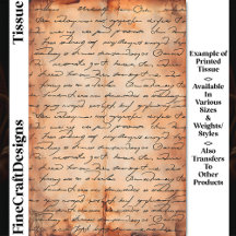 Sepia Åldras Papper Elegant Skriva DC8c Decoupage