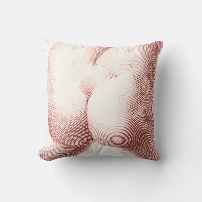 Sepia Artistic Grund Dekorativ kudde (Framsida)