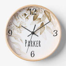 Sepia Baby Nursery Dutch Art Watercolor Blommigt