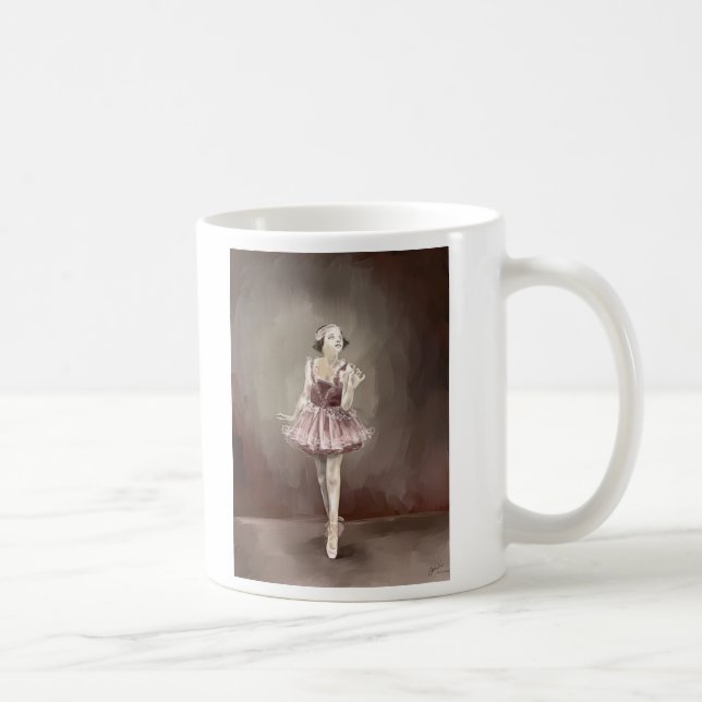 Sepia Ballerina Kaffemugg (Höger)