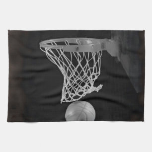 Sepia Basketball Kökshandduk