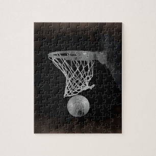 Sepia Basketball Pussel