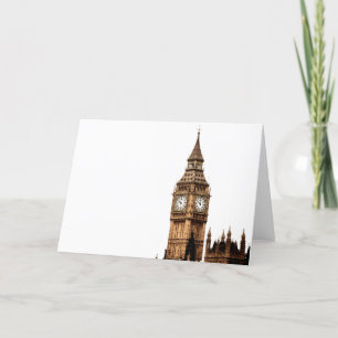 Sepia Big Ben Torn Kort