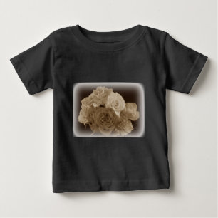 Sepia Bukett med rosor T Shirt