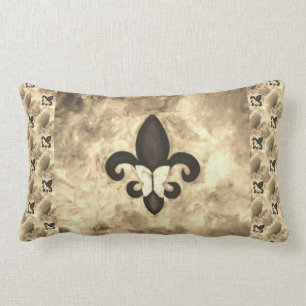 Sepia Butterfleur Tan Butterfly från Fleur de L Lumbarkudde