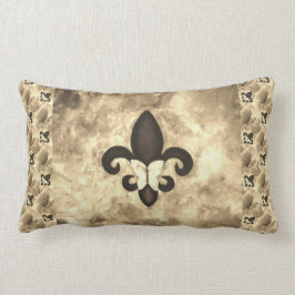Sepia Butterfleur | Tan Butterfly från Fleur de Li Lumbarkudde