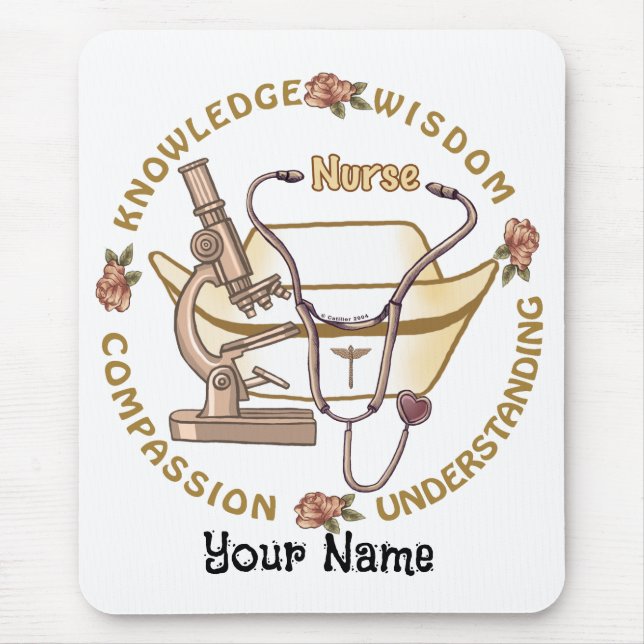 Sepia coola-sjuksköterska musmatta (Framsidan)